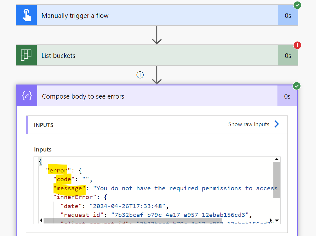 power automate json compose action screenshot