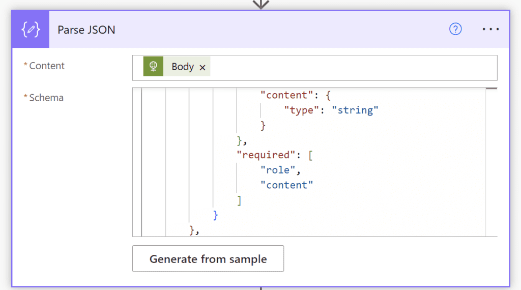 power automate combine 2 json