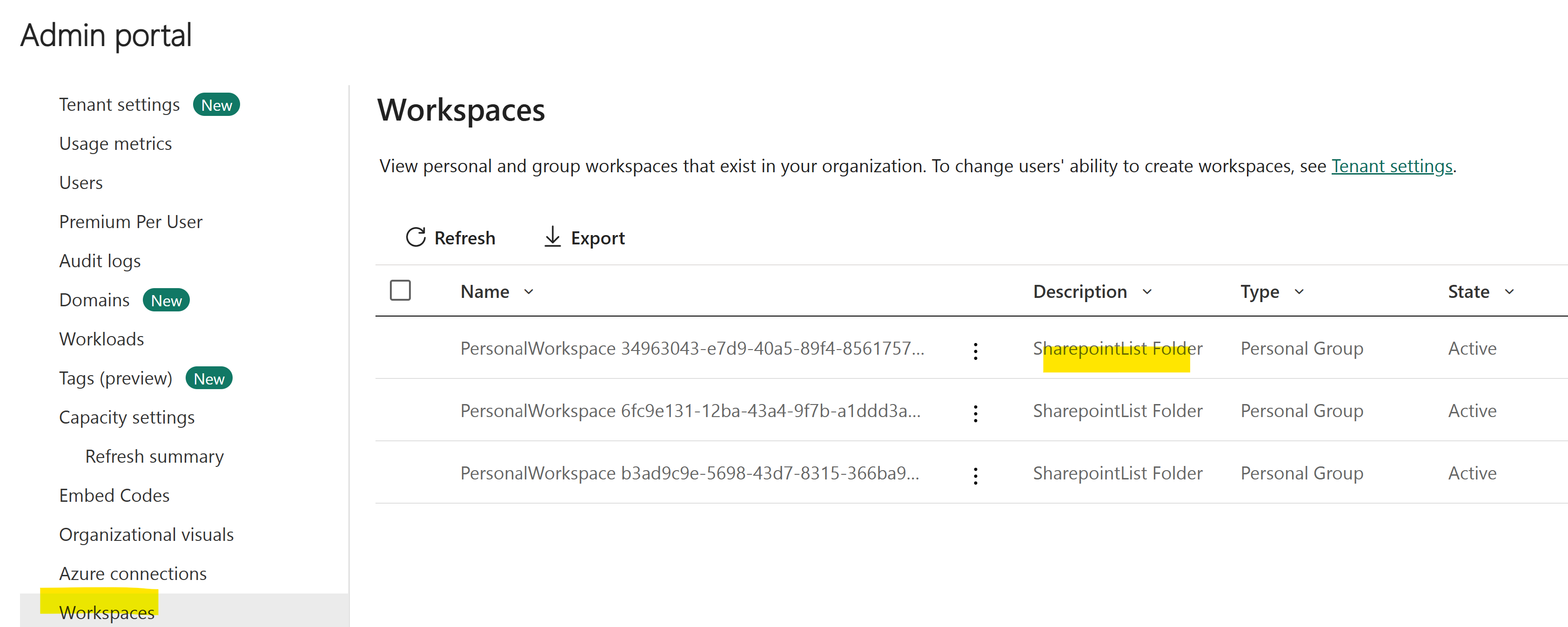 sharepoint workspaces screenshot