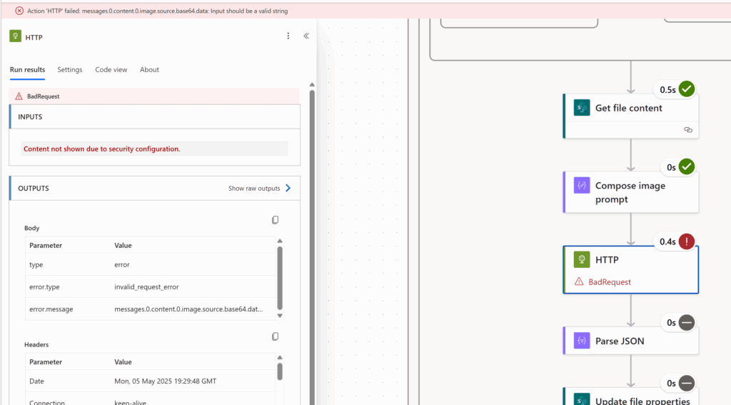 screenshot of flow